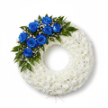 Azure Serenity Wreath