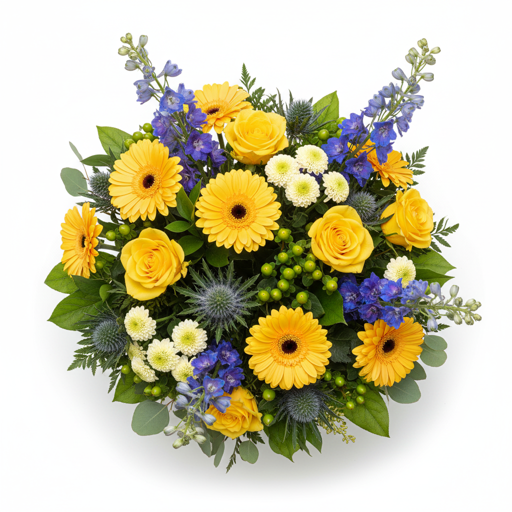 Golden Azure Thistle