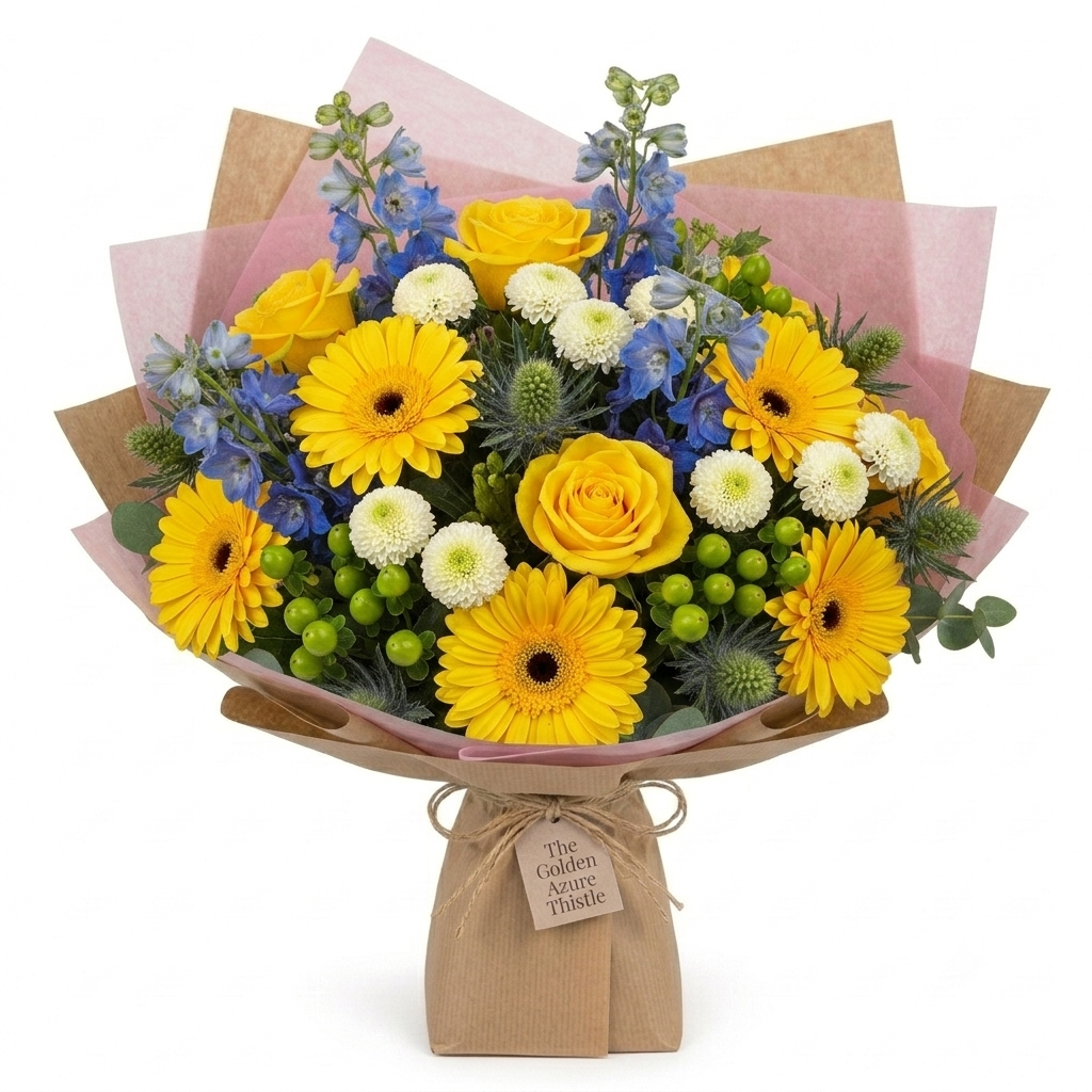 Golden Azure Thistle