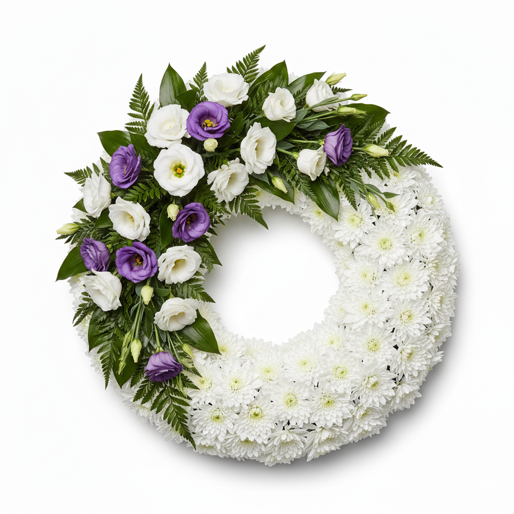 Violet Serenade Wreath